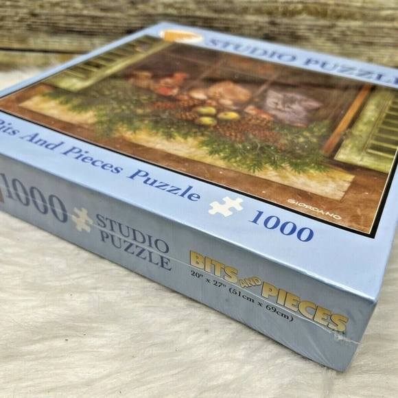 Window Watchers Studio Puzzle Bits And Pieces Kittens Giordano 1000 Pcs - Picture 6 of 7